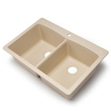 Blanco Diamond Equal Double Bowl Granite Composite Sink 33" x 22" Drop-In or Undermount - 441217
