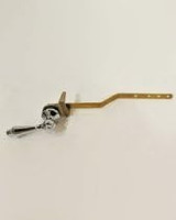 Jaclo Antique Copper Front-Mount Toilet Tank Trip Lever - Universal Brass Design - 937-ACU