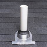 Oatey 3 in. Aluminum Standard Base Roof Flashing in Aluminium - 12946