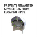 Oatey 1-1/2 in. to 2 in. Air Admittance Valve in White - 39238