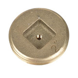 Oatey 2 in. Brass Recessed-Head Cleanout Plug in Brass - 42741