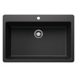 Blanco Liven 33" Super Single Bowl Dual Mount Sink in Anthracite - 443195