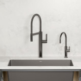 Blanco Culina Kitchen Faucet 1.5 GPM in Satin Dark Steel - 527475