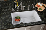 Rohl Allia Wire Sink Grid For 6307 Kitchen Sink in White (WH) - WSG6307WH