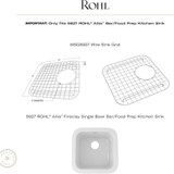 Rohl Allia Wire Sink Grid For 5927 Bar/Food Prep Kitchen Sink in Stainless Steel - WSG5927SS