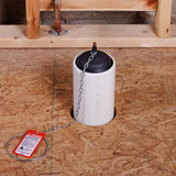 Oatey 2 in. Inflatable Test-Ball Plug for Pipe Testing in Black - 240048