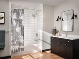 Moen Adjustable Curved Shower Curtain Rod - CSR2160BN