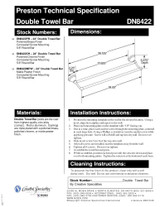 Moen Double Towel Bar 24 Inch - DN8422CH