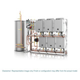 Noritz TTS Series 6-Unit NG or LP Tankless Water Heater System w/Storage Tank - TTS-TWST6
