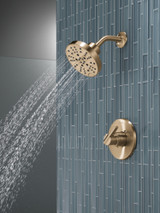Delta Nicoli Monitor 14 Series H2Okinetic Shower Trim in Champagne Bronze - 142749-CZ