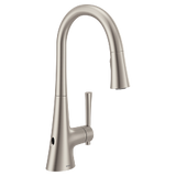 Moen Kurv One-Handle High Arc Pulldown Kitchen Faucet in Spot Resist Stainless - 9126EWSRS
