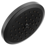 Moen One Function 6 3/4 Inch Wide Diameter Rain Showerhead with Immersion Rainshower Technology in Matte Black - S178BL