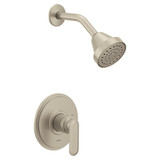 Moen Greenfield Single Handle Eco Performance Shower Trim Featuring Showerhead and Shower Lever Handle in Brushed Nickel - UT2322EPBN