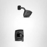 Moen Voss M CORE 2 Series 1 Handle Shower Trim Kit with Eco Performance SHowerhead in Matte Black - UT2692EPBL