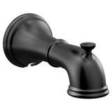 Moen 1/2 Inch Slip Fit Connection Diverter Tub Spout in Matte Black - 185820BL