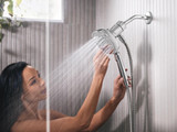 Moen Verso Eco Performance Infiniti Dial Square Handheld Shower 5 Inch Diameter Spray Head in Chrome - 220H5EP