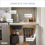 Moen Sip Spot Resist Stainless Modern Drinking Water Beverage Faucet with Optional Filtration System in Stainless Steel - F7660SRS