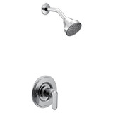 Moen Greenfield Single Handle Eco Performance Tub and Shower Faucet Featuring Shower Head and Lever Handle in Chrome - T2222EP
