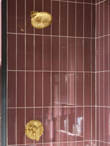 Moen Greenfield M CORE 3 Series Shower Trim with Wide Shower Head and Shower Lever Handle in Brushed Gold - UT33322BG