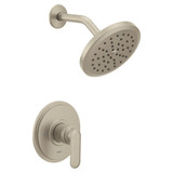 Moen Greenfield M CORE 3 Series Shower Trim with Wide Shower Head and Shower Lever Handle in Brushed Nickel - UT33322BN