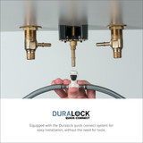 Moen Glyde Two Handle High Arc Widespread Bathroom Sink Faucet for 3 Hole Setups with Valve Included in Brushed Nickel - TV6173BN