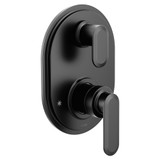 Moen Greenfield M CORE 3 Series Two Handle Shower Valve Trim with Transfer in Matte Black - UT33341BL