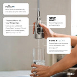 Moen Sinema Spot Resist Stainless 3 in 1 Water Filtration One Handle Pulldown Kitchen Faucet Water Filter for Sink Faucet Sold Separately in Spot Resist Stainless - FS7235SRS