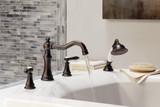 Moen Weymouth Two Handle Roman Tub Faucet Trim Kit with Handshower in Matte Black - TS21104BL