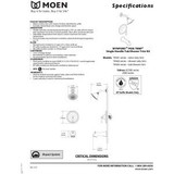Moen Wynford Posi Temp Tub and Shower Trim Kit in Brushed Nickel - T4503BN