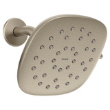 Moen Verso Infiniti Dial Square Rain Shower Head 7 Inch Diameter Spray Head in Brushed Nickel - 220R5BN
