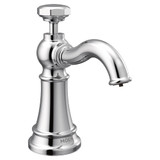 Moen Paterson Deck Mounted Kitchen Soap Dispenser with Above the Sink Refillable Bottle in Chrome - S3955C