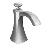 Moen Transitional Deck Mounted Kitchen Soap Dispenser with Above the Sink Refillable Bottle in Chrome - S3948C