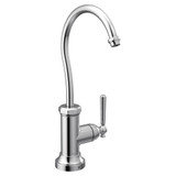 Moen Paterson Sip Industrial Cold Water Kitchen Beverage Faucet with Optional Filtration System in Chrome - S5540