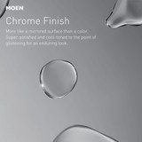 Moen Sleek One Handle Pre Rinse Spring Pulldown Kitchen Faucet with Power Boost in Chrome - 5925