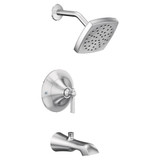 Moen Flara Posi Temp Pressure Balancing Tub and Shower Trim Kit in Chrome - TS2913