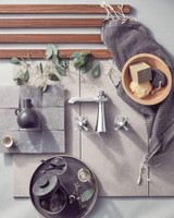 Moen Flara Two Handle 8 in. Widespread Cross Handle Bathroom Faucet Trim Kit in Chrome - TS6985