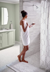 Moen Gibson Posi Temp One Handle Shower Only Trim Valve Without Showerhead in Chrome - T2902NH