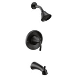 Moen Glyde Posi Temp Eco Performance Tub/Shower Faucet Trim in Matte Black - T2743EPBL