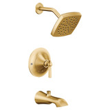 Moen Flara Posi Temp Pressure Balancing Eco Performance Tub and Shower Trim Kit in Brushed Gold - TS2913EPBG