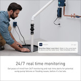 Moen Smart Sump Pump Monitor Wi Fi Connectable Water Alarm Sensor for Basement Sump Pump - S2000ESUSA