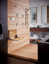 Moen Modern Eco Performance Handshower Handheld Shower with 30 Inch Slide Bar and 69 Inch Metal Hose in Chrome - 3887EP