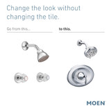 Moen Posi Temp Eco Performance Shower Trim Kit in Brushed Nickel - T2138EPBN