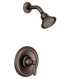 Moen Brantford Oil Rubbed Posi Temp Shower Trim Kit Featuring Showerhead and Shower Lever Handle in Oil Rubbed Bronze - T2152EPORB