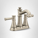 Moen Belfield Two Handle Centerset Bathroom Faucet in Brushed Nickel - 6401BN
