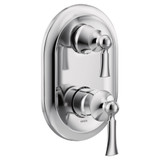 Moen Wynford M CORE 3 Series 2 Handle Shower Trim with Integrated Transfer Valve in Chrome - UT5500