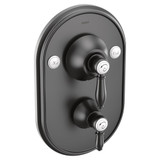 Moen Weymouth Posi Temp with Built in 3 Function Transfer Valve Trim Kit Sold Separately in Matte Black - TS32100BL
