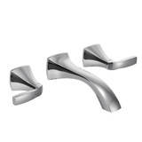 Moen Voss Two Handle Wall Mount Bathroom Faucet Trim Kit in Chrome - T6906