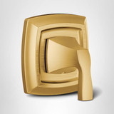 Moen Voss 1 Handle M CORE Transfer Valve Trim Kit in Brushed Gold - UT4611BG