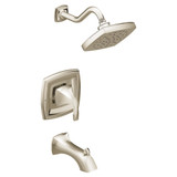 Moen Voss Polished Moentrol Volume Control Tub and Shower Trim Kit in Polished Nickel - T3693NL