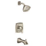 Moen Voss M Core 2 Series One Handle Tub and Shower Trim Kit in Brushed Nickel - UT2693EPBN